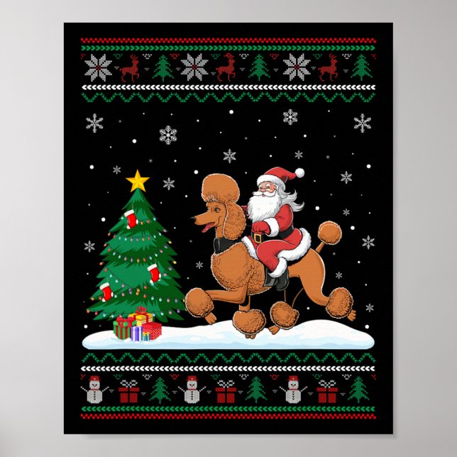 Weihnachtsbaum Lichter Weihnachten Poster (Vorne)