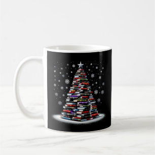 Weihnachtsbaum Liebe Lesen Bücher Bibliothekar Kaffeetasse