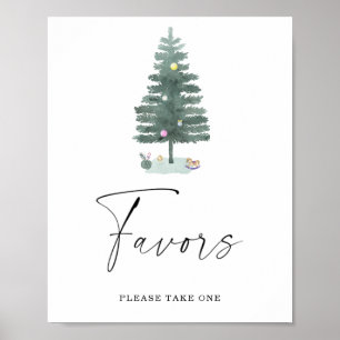Weihnachtsbaum - Lieblings-Poster Poster