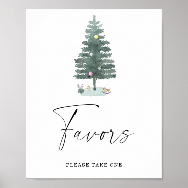 Weihnachtsbaum - Lieblings-Poster Poster (Vorne)