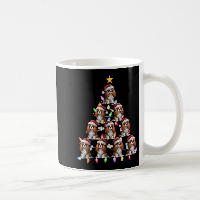 Weihnachtsbaum Light Santa Cavalier King Charles S Kaffeetasse (Rechts)