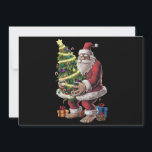 Weihnachtsbaum Lights Xmas Sasquatch Lover Feiertagskarte<br><div class="desc">Weihnachtsbaum Lights Xmas Sasquatch Liebhaber</div>