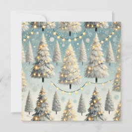 Weihnachtsbaum Lit Print Design Einladung