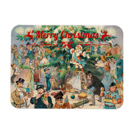 Weihnachtsbaum Lithographisch Magnet