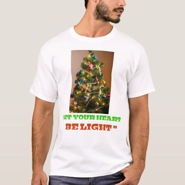 Weihnachtsbaum-Logo-Design für T - Shirt (Vorderseite)