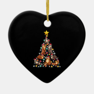 Weihnachtsbaum lustige Weihnachtsfeiertage Keramik Ornament