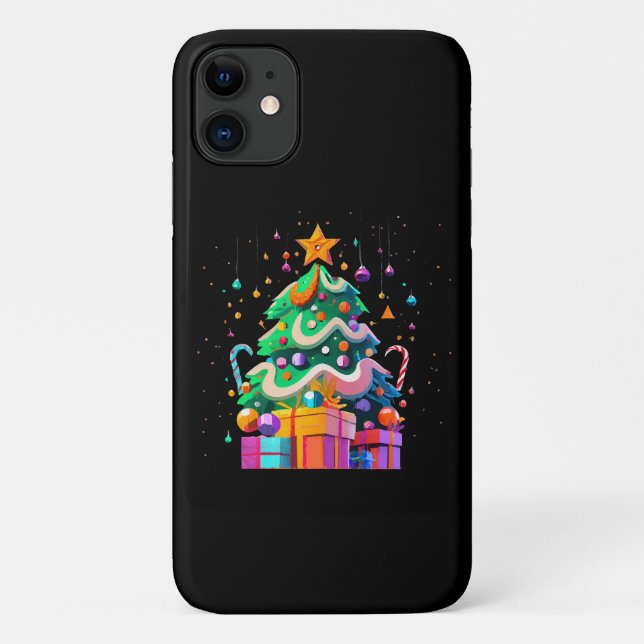 Weihnachtsbaum-Magie Case-Mate iPhone Hülle (Rückseite)