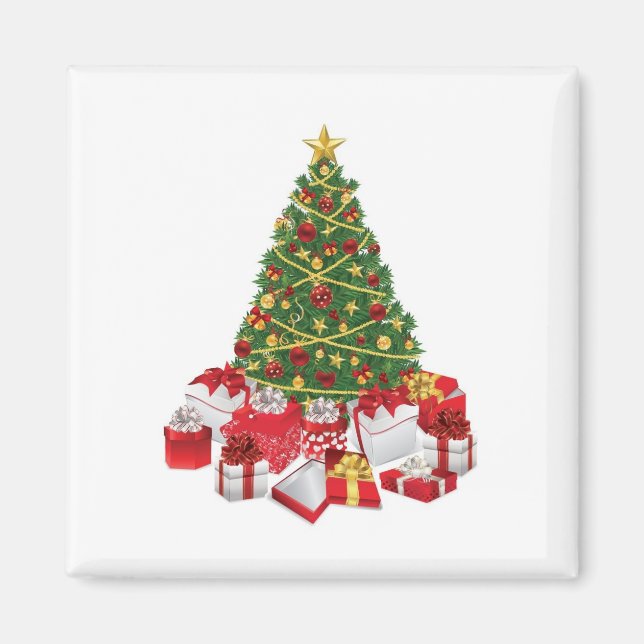 Weihnachtsbaum Magnet (Vorne)