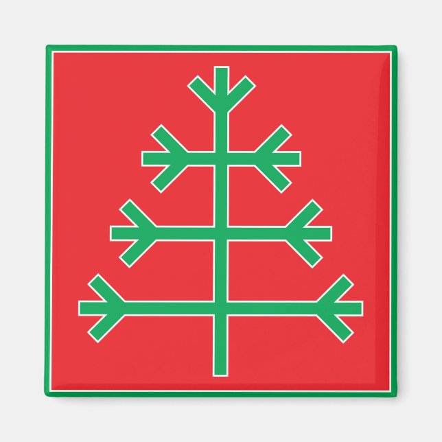 Weihnachtsbaum Magnet (Vorne)