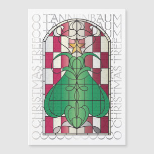 Weihnachtsbaum-Magnet-Karte Magneteinladung
