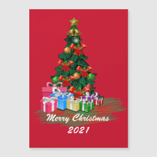 Weihnachtsbaum Magnetkarte