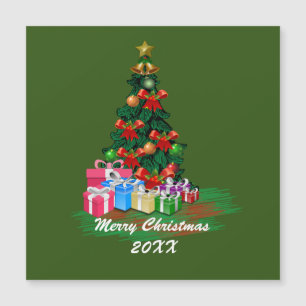 Weihnachtsbaum Magnetkarte