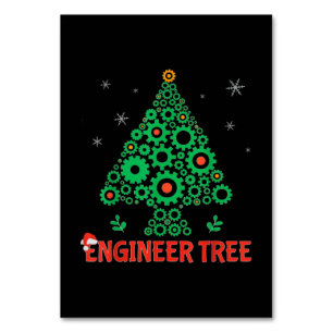 Weihnachtsbaum-Maschinenbau Tischnummer