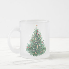 Weihnachtsbaum Mattglastasse