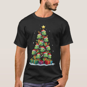 Weihnachtsbaum Meeresschildkröte Schildkröten Land T-Shirt