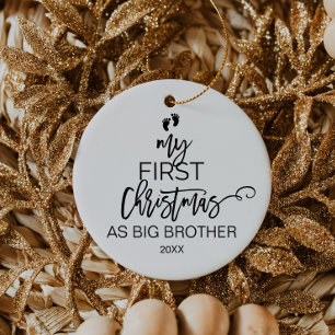 Weihnachtsbaum Mein erstes Weihnachten als großer  Keramikornament