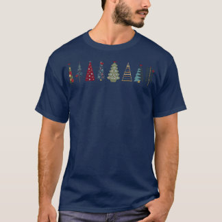 Weihnachtsbaum Merry Xmas Weihnachtsmänner Dezembe T-Shirt