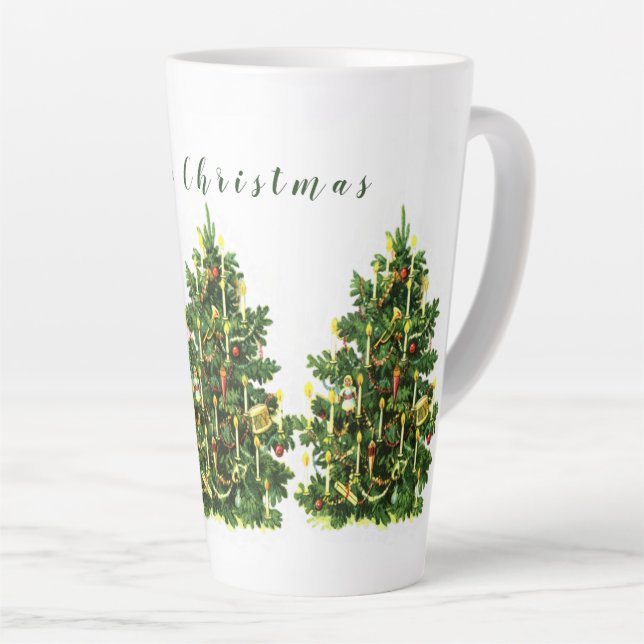 Weihnachtsbaum Milchtasse (Rechte Ecke)
