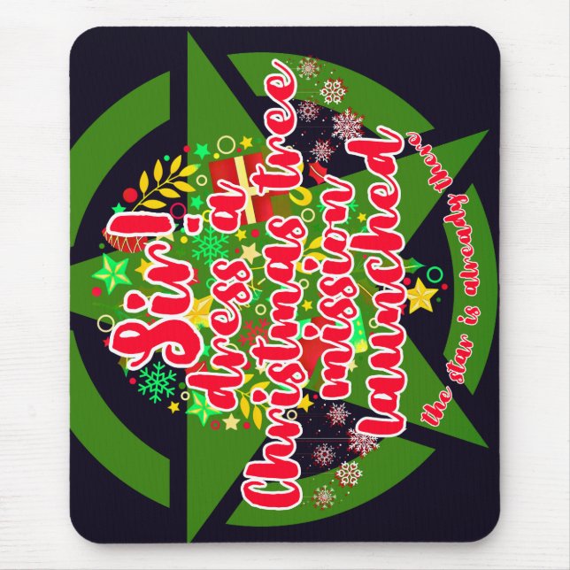 Weihnachtsbaum, Mission, Armee Mousepad (Vorne)