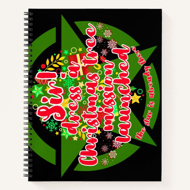Weihnachtsbaum, Mission, Armee Notizbuch (Vorderseite)