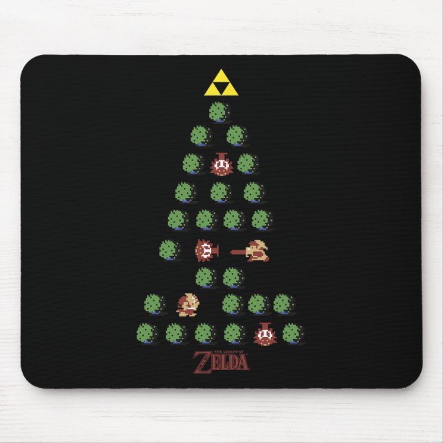 Weihnachtsbaum mit 8 bit mousepad (Vorne)