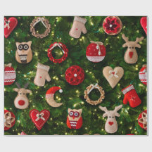 Weihnachtsbaum mit Filzspielzeug