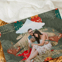 Weihnachtsbaum mit Foil-Text