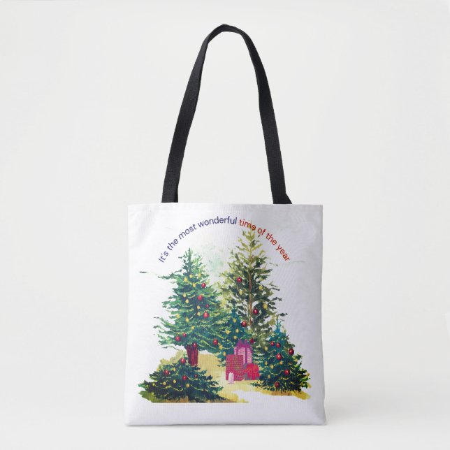 Weihnachtsbaum mit Geschenken (Vorderseite)