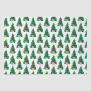 Weihnachtsbaum mit Geschenken Seidenpapier