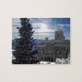 Weihnachtsbaum mit Jigsaw Puzzle