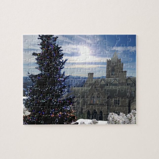 Weihnachtsbaum mit Jigsaw Puzzle (Horizontal)