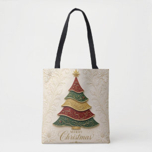 Weihnachtsbaum mit ornamentaler Goldemaille