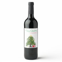 Weihnachtsbaum mit rotem Geschenk