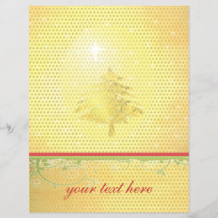 Weihnachtsbaum mit Sternen Flyer