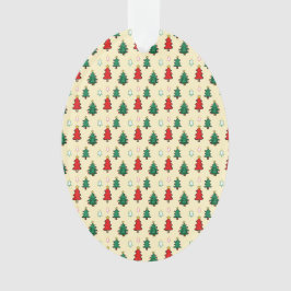 Weihnachtsbaum mit sternenüberragenden nahtlosen M Ornament