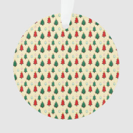 Weihnachtsbaum mit sternenüberragenden nahtlosen M Ornament