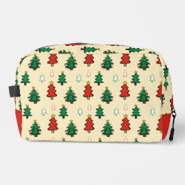 Weihnachtsbaum mit sternenüberragenden nahtlosen M Waschbeutel