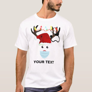 Weihnachtsbaum mit Stethoskop T-Shirt
