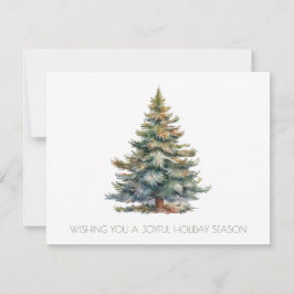 Weihnachtsbaum Mitteilungskarte