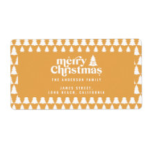 Weihnachtsbaum Moderner Urlaub Einfacher Senf