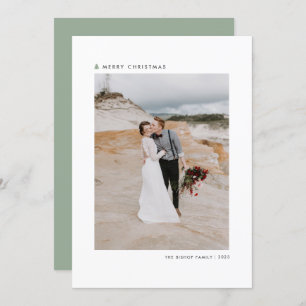 Weihnachtsbaum Modernes fröhliches Weihnachtsfest Feiertagskarte