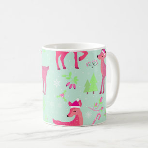 Weihnachtsbaum-Muster Kaffeetasse