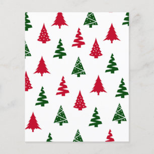 Weihnachtsbaum Muster Scrapbook Paper