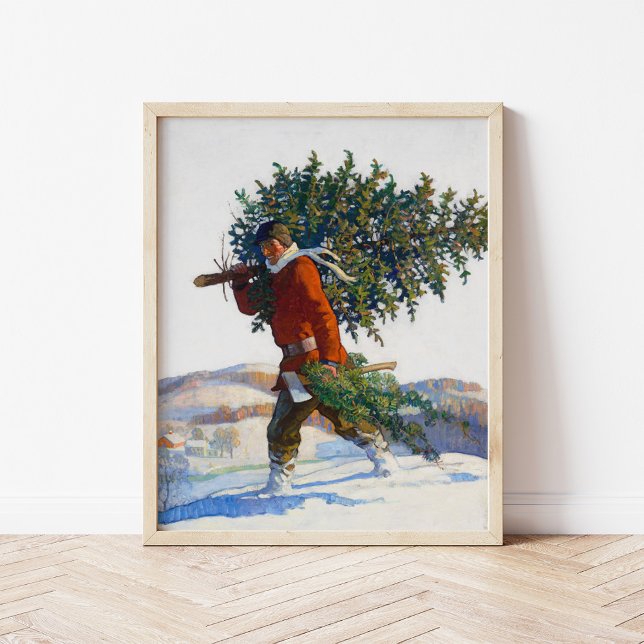 Weihnachtsbaum | N.C. Wyeth Poster (Von Creator hochgeladen)