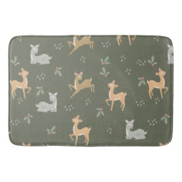 Weihnachtsbaum Nahtloses Muster Badematte