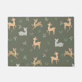 Weihnachtsbaum Nahtloses Muster Fußmatte