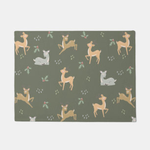 Weihnachtsbaum Nahtloses Muster Fußmatte