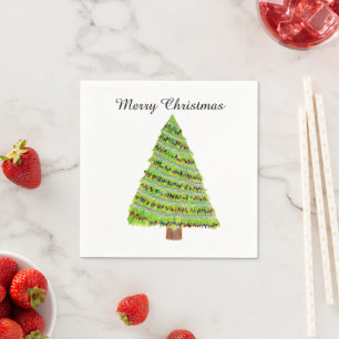 Weihnachtsbaum Napkins Serviette