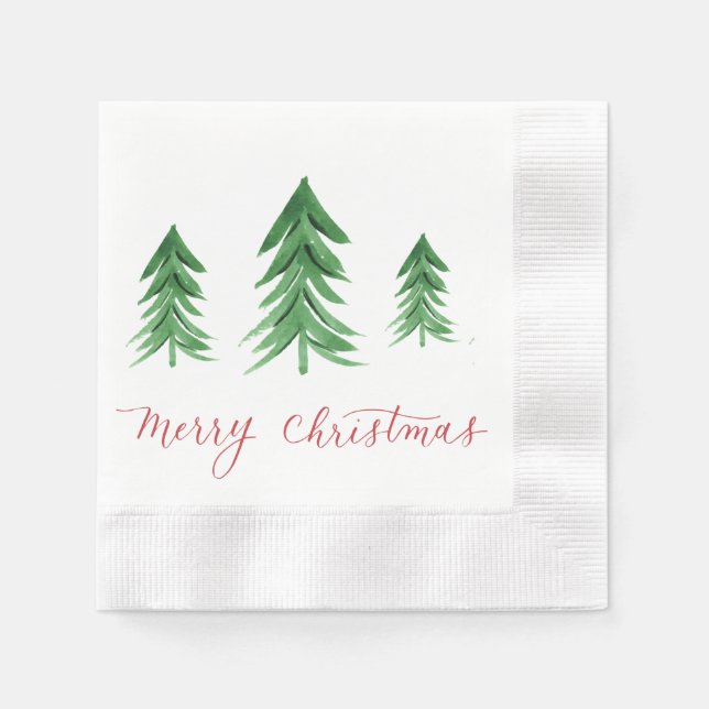 Weihnachtsbaum Napkins Serviette (Vorderseite)
