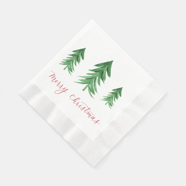 Weihnachtsbaum Napkins Serviette (Ecke)